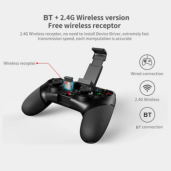 Ipega Gamepad Wireless Game Console Controller Mobile Trigger Gaming Handle for Android, iOS support all device.