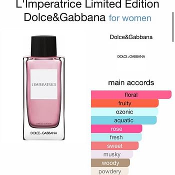 Dolce Gabbana L'imperatrice Limited Edition Women's EDT - 100ML - Tester