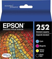 Epson 252 (4 PACK) Durabrite Ultra Ink Cartridg (T252120-BCS)