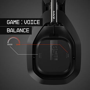 Astro 939-001673 Gaming A50 + Base Station Wireless Headphone FOR PC, MAC, PlayStation, Black / Gray