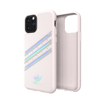 Adidas 3 Stripes Case for iPhone 11 Pro - Orchid Tint/Holographic
