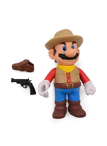 The Super Ario Inspired Action Figure Model Collectable Toy For Kids Birthday Movie Cartoon Cake Topper Theme Party Supplies Brown hat