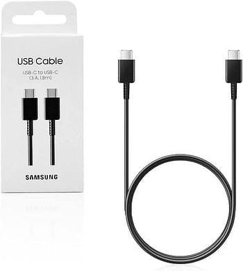 Samsung USB-C TO USB-C Cable (3A, 1.8m) Black