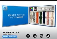 WS-X9 ULTRA USA AMOLCD 49MM Smart Watch With Seven Set Strap with Wireless Charger
