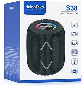 Haino Teko Germany S38 Bluetooth Wireless Speaker Black