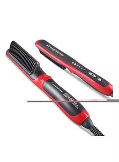 LCD Heated Hair Straightener Brush