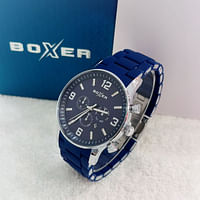 Boxer 070 Men's Stainless Steel Analog Watch / Blue