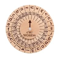 يو كيه ار لعبة تعليمية خشبية مكونة من 3 حروف من مونتيسوري كلوك للاطفال