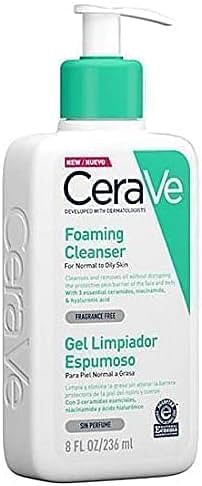 CeraVe Foaming Cleanser For Normal To Oily Skin With Hyaluronic Acid 236ml