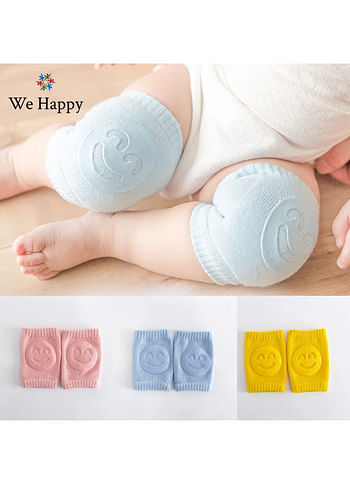 3 Pairs Baby Crawling Knee Pads - Anti Slip Unisex Toddler Leg Warmer, Safety Walking Protectors