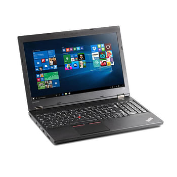 Lenovo ThinkPad L560 Mobile workstation 15.6 Inch Anti Glare HD Display - 6th Generation Core i5 6200U 2.30GHz - 8GB Ram - 256GB SSD - DVD Super Multi Drive - Windows 10 Pro Licensed - Black
