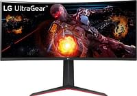 LG 34GP63A 34-Inch Curved UltraGear QHD HDR 10 160Hz Monitor with Tilt/Height Adjustable Stand,Built-in speaker