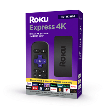 Roku Device Streaming Media Player Express 4k (3940RW) Black