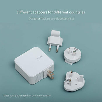 Moshi - Progeo 4-Port USB Wall Charger (35 W, CN) - White