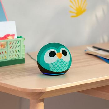 Amazn Echo Dot 5th Gen Smart Speaker (Kids Edition) Owl