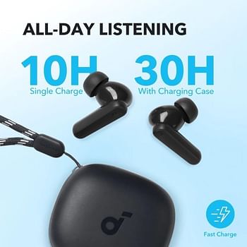 soundcore Anker Life P25i True Wireless Earbuds, AI-Enhanced Calls, 10mm Drivers, 22 Preset EQs, 30 Hours Playtime with Fast Charging