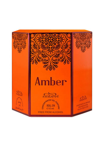 Nabeel Amber Alchohol Free Roll On Oil Perfume 6ML
