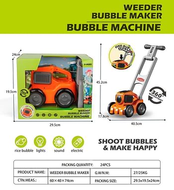 Bubble Machine Lawn Mower
