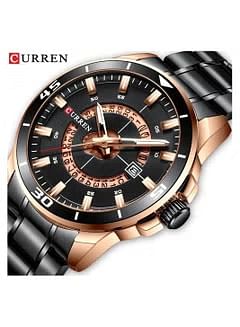 CURREN 8359 Men's Watch Water Resistant Stainless Steel Quartz Business Wrist Watch..