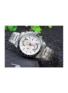 CURREN 8148 Men's Watch Stainless Steel Analog with Date Display Daily Water Resistant Wrist Watch