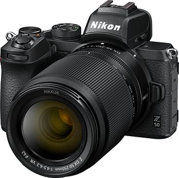 Nikon Z50 Mirrorless Camera With 16-50MM + 50-250MM Lens Kit - Black