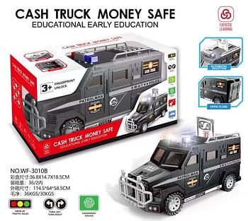 Cash Truck Money Safe Police Toy