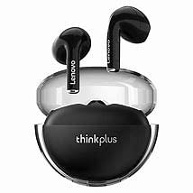 Lenovo Thinkplus LP80 Pro Wireless Earbuds Bluetooth Mini Headphone Half In-Ear Headset HiFi Stereo Earphone Black