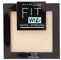 FIT ME MATTE+PORELESS powder #105-natural