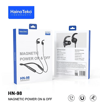 Haino Teko HN-98 Neckband Wireless Earphone Magnetic power on&off