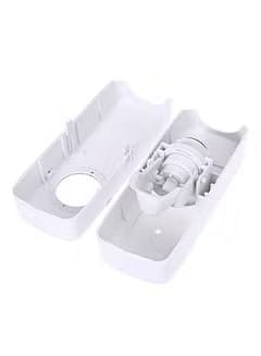 Automatic Toothpaste Dispenser And Toothbrush Holder White