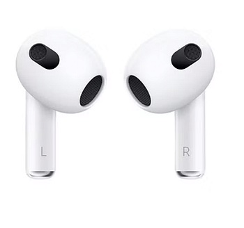 Apple AirPods 2021 (3rd Generation) with Lightning Charging Case White