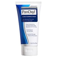 PanOxyl Acne Foaming Face Wash Benzoyl Peroxide 10% Maximum Strength Antimicrobial, 5.5 Oz
