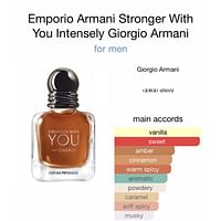 ARMANI STRONGER WITH YOU INTENSELY MEN  EDP 100ML TESTER