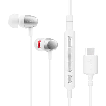 Moshi - Mythro C USB Type-C Earphones - Jet Silver