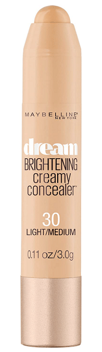 Maybelline New York Dream Brightening Creamy Concealer, 30 Light/Medium, 0.11 Ounce