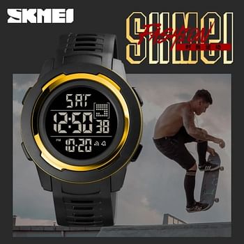 SKMEI 1731 Sport Design Men Watch Waterproof Digital Mens Wristwatch.