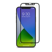 Moshi - iPhone 12/12 Pro - iVisor Anti-Glare Screen Protector - Matte with Black Frame