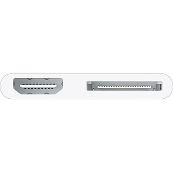 Apple 30-Pin To Digital AV Adapter Mirror Content from HDMI Display (MD098ZM/A) - White