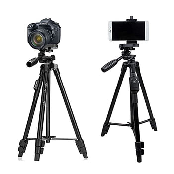 3388 Tripod Camera Mobile Professional tripod stand Black