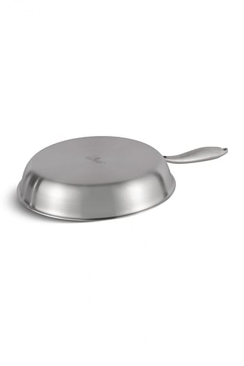 Edenberg 26CM FRY PAN WITH LID BLACK HONEY COMB COATING - NON-STCK SCRATCH FREE Three layers, STAINLESS STEEL+ALUMINIUM+STAINLESS STEEL