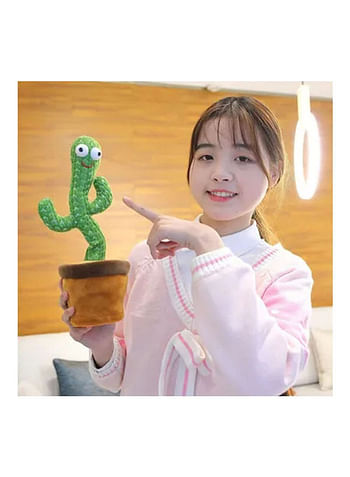 2-Piece Electric Dancing Cactus Plant Toys