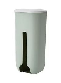 Garbage Bag Dispenser Green/White 12.7x9x26.2cm