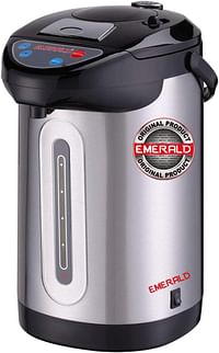 EMERALD Hot Water Dispenser Thermo Pot With Re-Boil, Keep Warm Function- 750 Watts -5 Litres