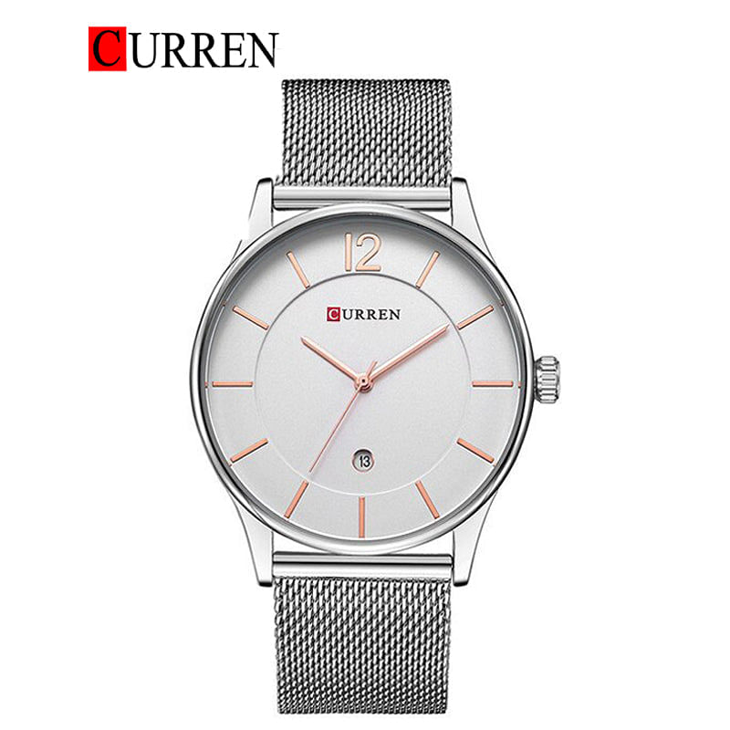 CURREN Original Brand Mesh Band Wrist Watch For Men  8231