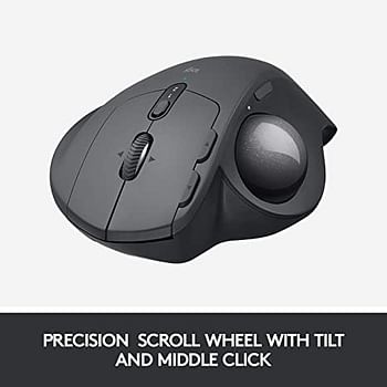 Logitech Mx Ergo Advance Wireless Trackball Mouse (910-005177) Black