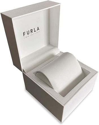 Furla Watches Women's Quartz Dress Watch with Stainless Steel Strap, Green (Model: WW00030008L4)
