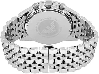 Emporio Armani AR6072 Men's Watch, Analog Display, Silver