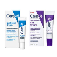 CeraVe Eye Repair and Skin Renewing Cream for Dark Circles under Eyes Puffiness, Anti-aging, Wrinkles and Anti-Fine Lines Eye Care - 2Pcs