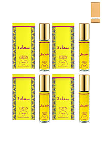 Nabeel Saada Alcohol Free Roll On Oil Perfume 6ML 4 Pcs