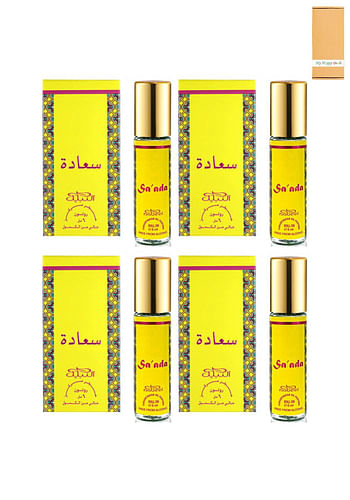 Nabeel Saada Alcohol Free Roll On Oil Perfume 6ML 4 Pcs